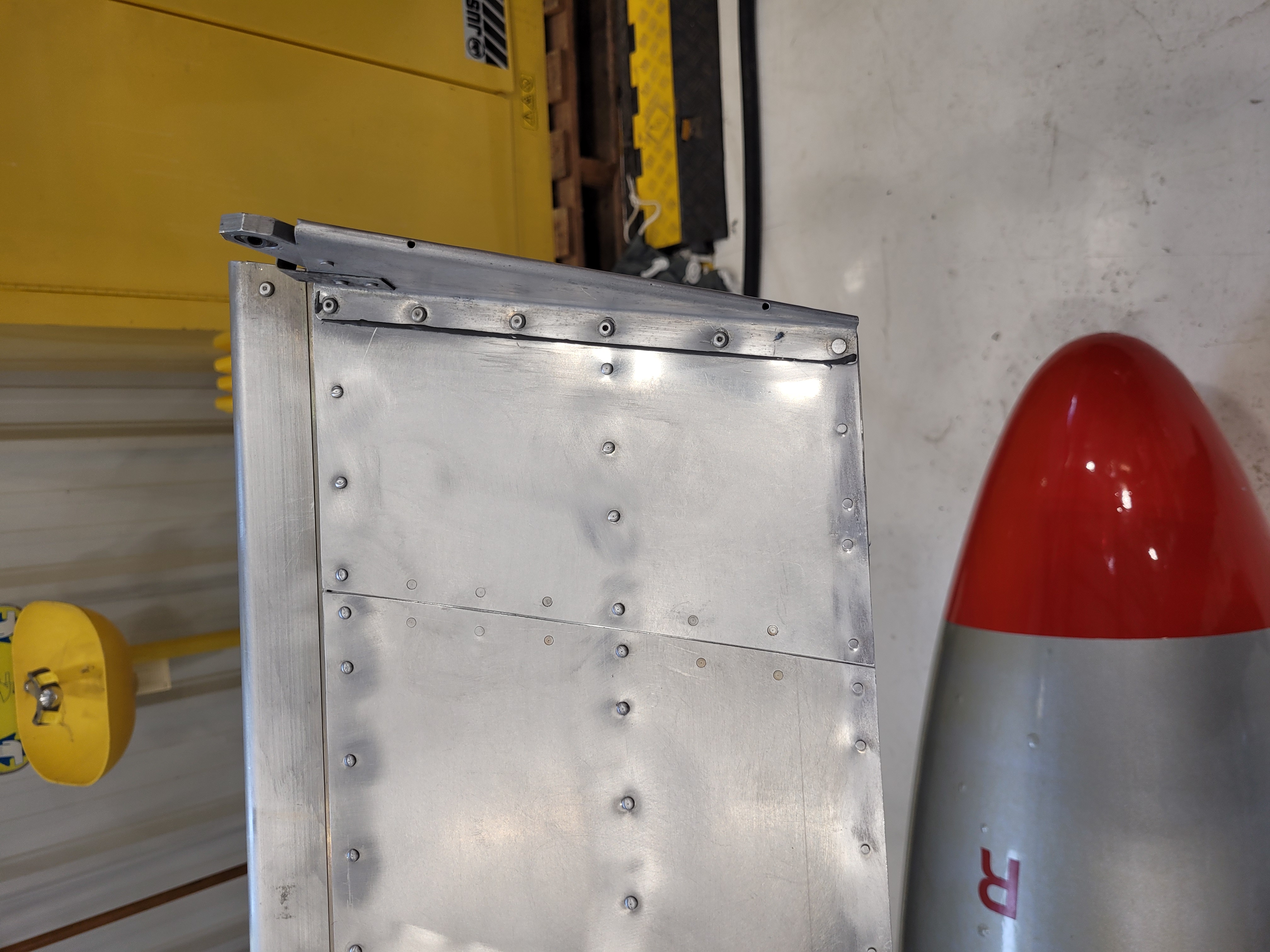 Completed flap repair detail